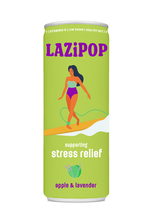 Lazipop - apple & lavender (12 cans)