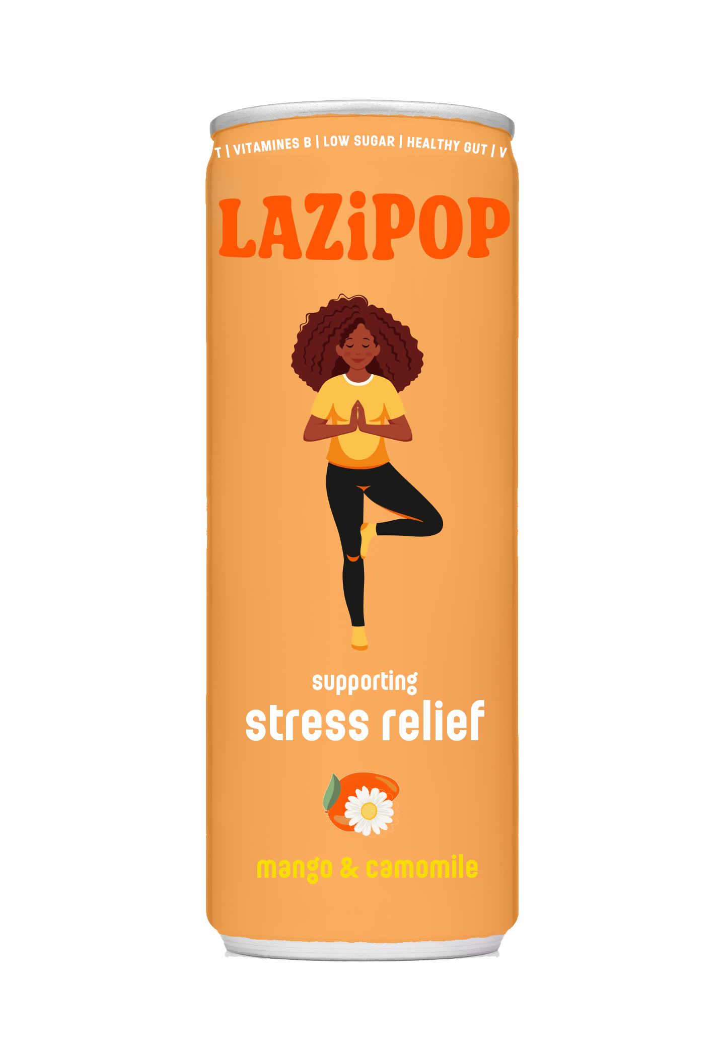 Lazipop - mango & camomile (12 cans)