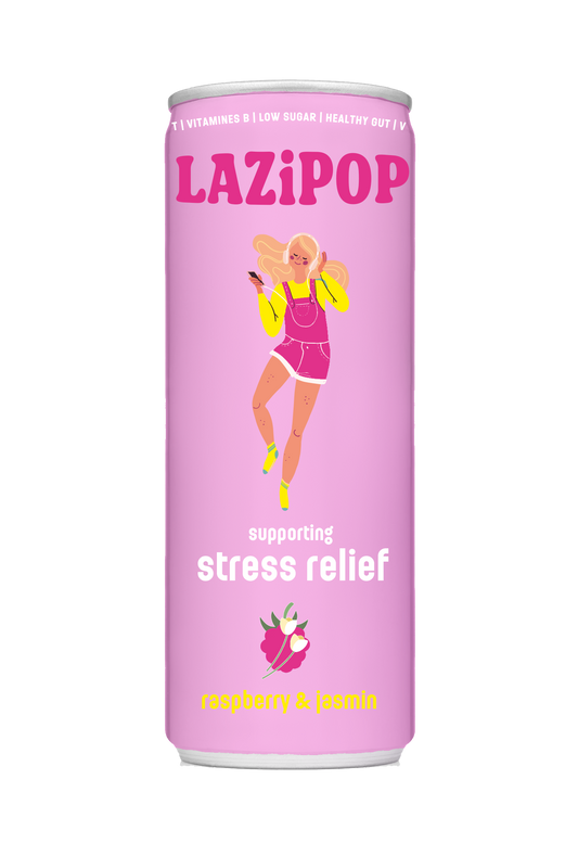 Lazipop - raspberry & jasmin (12 cans)